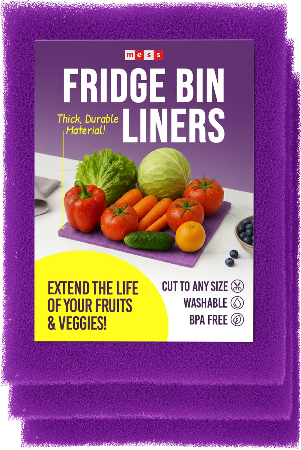 Fridge Drawer Liners and Bin Mats