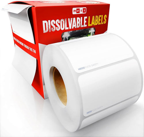 Blank Dissolvable Labels (500-Roll)