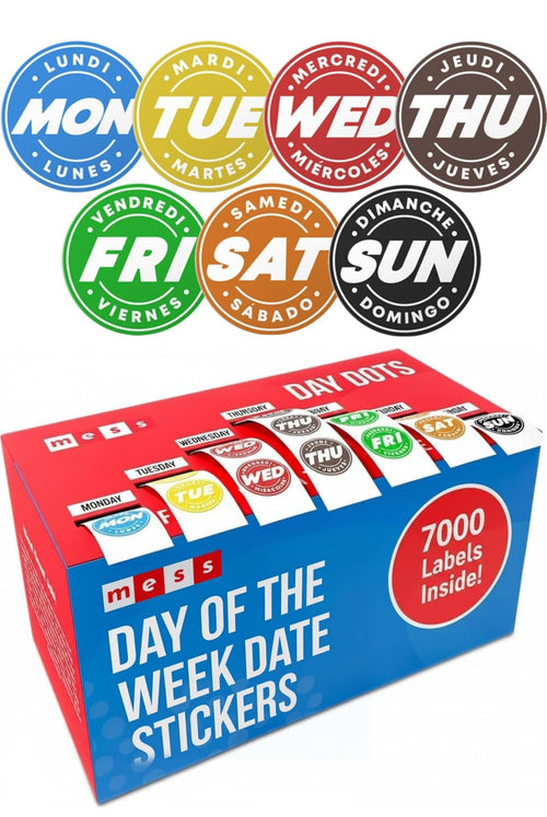 Day Dots, All 7 Days (7,000/Box), image 1 of 7