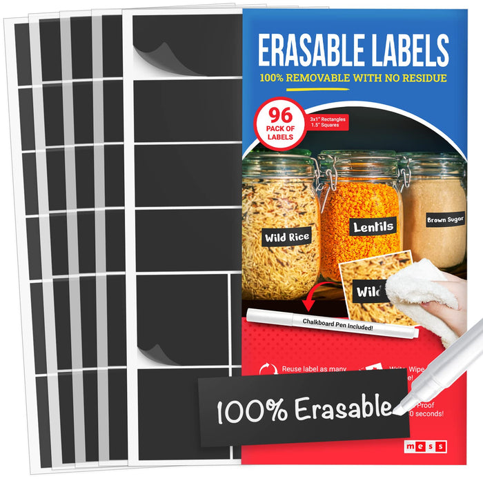 Erasable Chalkboard Labels (96-Pack), image 1 of 4